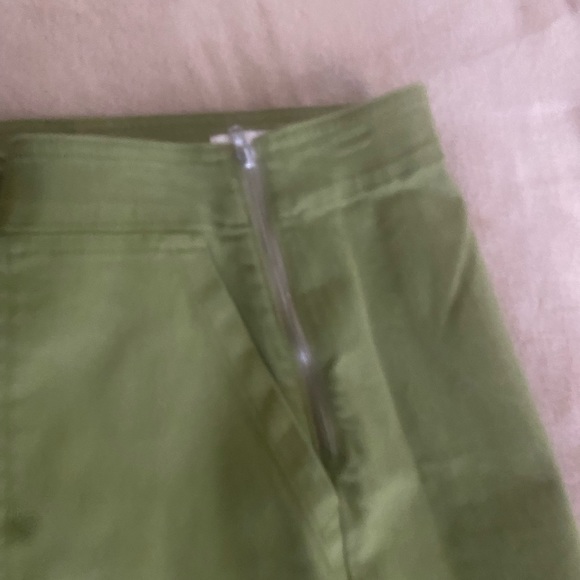 Short Denim Green Skirt - Picture 3 of 4